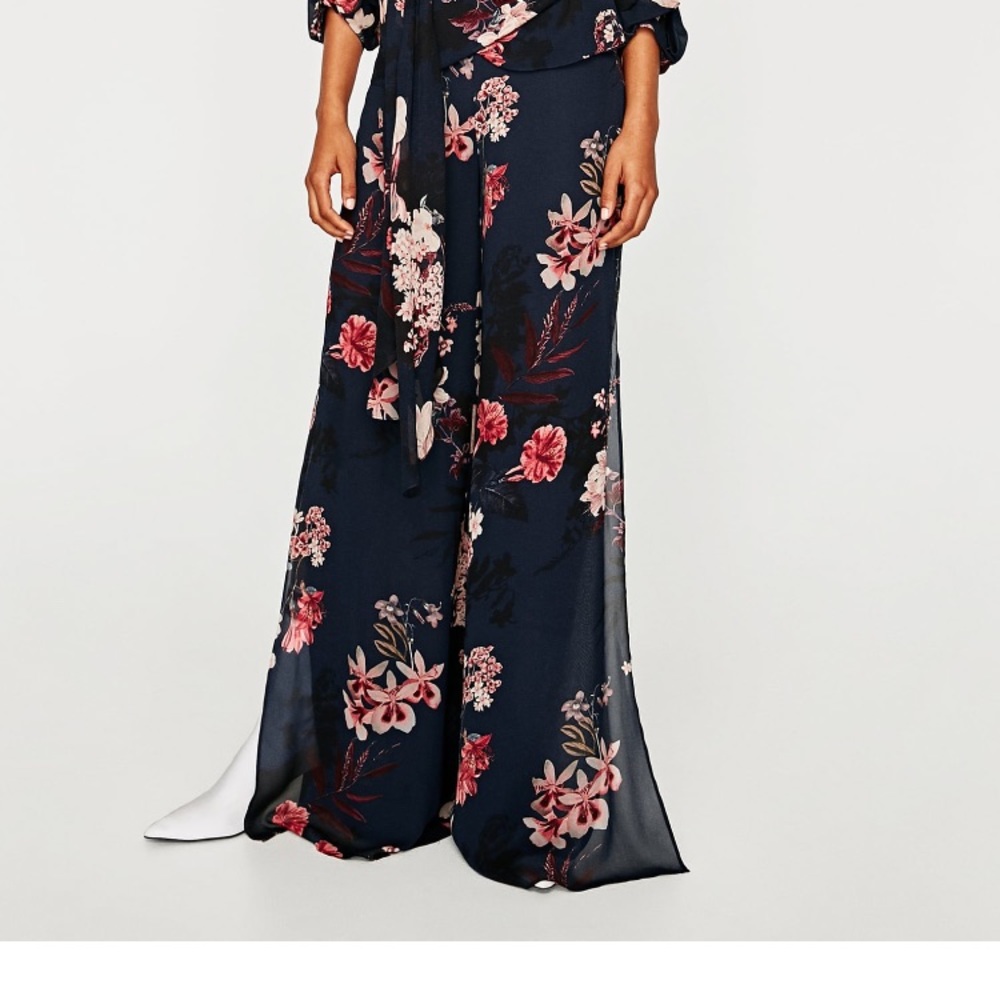 Zara Floral Pants